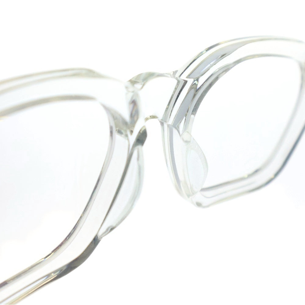 CHROME HEARTS(クロムハーツ) CUMPTION クリアフレーム ウェリントン サングラス メガネ 眼鏡 ゴールド