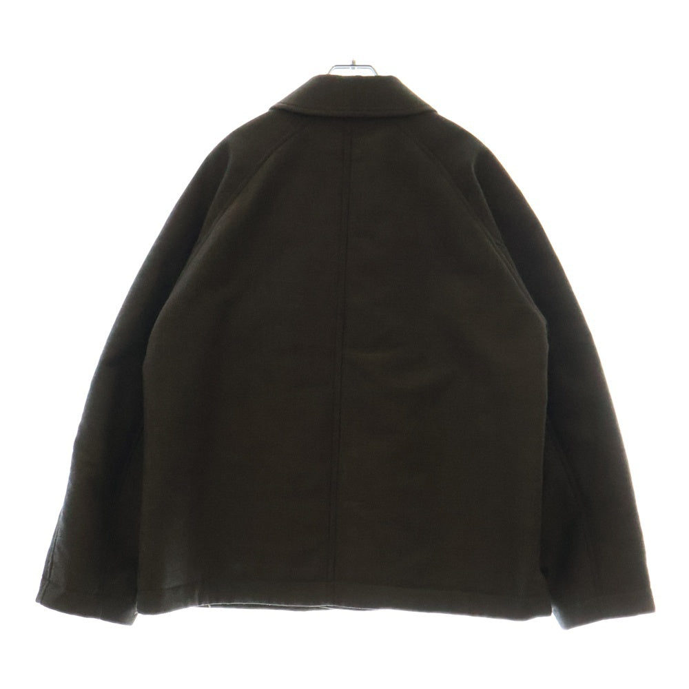 UNDERCOVER(アンダーカバー) 24AW ウール混中綿シャツジャケット ブラウン UC2D4216-2
