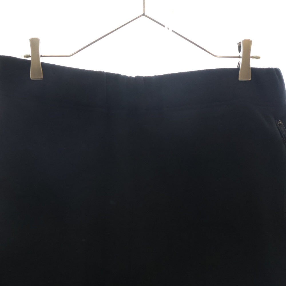 UNDERCOVER(アンダーカバー) 24AW 片ジップポケット フロントラバープリント スウェットパンツ ブラック UC2D4504-3