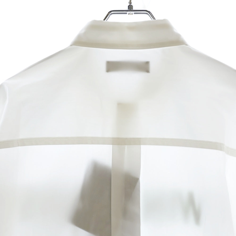 UNDERCOVER(アンダーカバー) 24AW TWIN PEAKS TYPEWRITER SHIRTS ツインピークス フロントタイプライタープリント 長袖ボタンダウンシャツ ホワイト UC2D4401-2