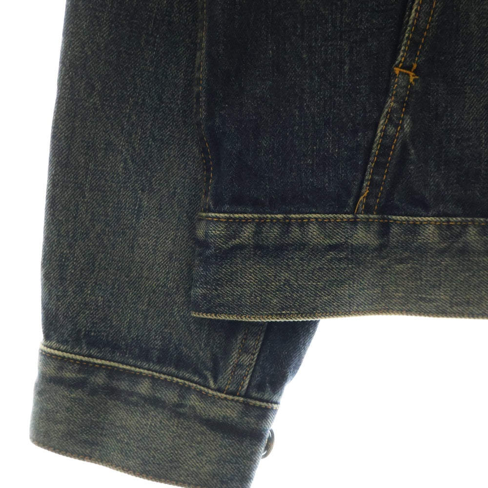 UNDERCOVER(アンダーカバー) 24AW TWIN PEAKS ツインピークス アームジャガードフォトパッチ デニムジャケット インディゴ UC2D9201-1