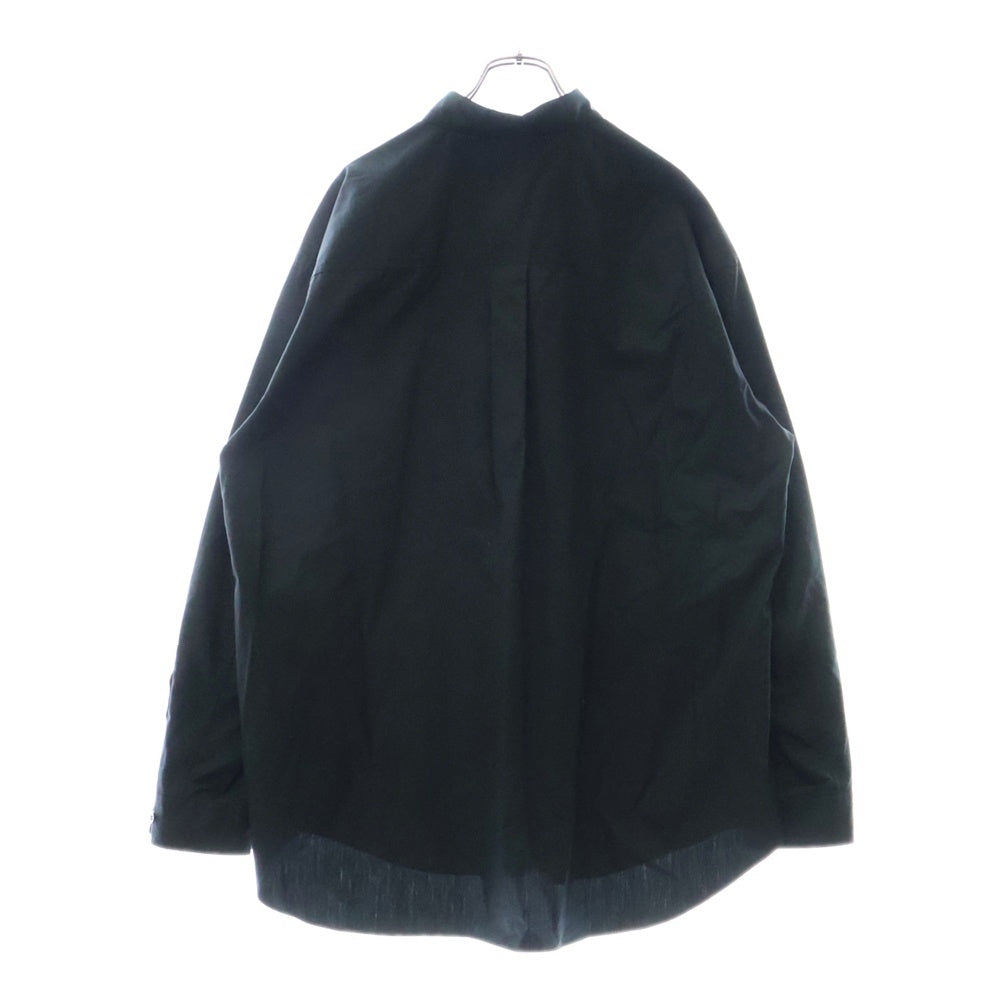 UNDERCOVER(アンダーカバー) 24AW TWIN PEAKS TYPEWRITER SHIRTS ツインピークス フロントタイプライタープリント 長袖ボタンダウンシャツ ブラック UC2D4401-2