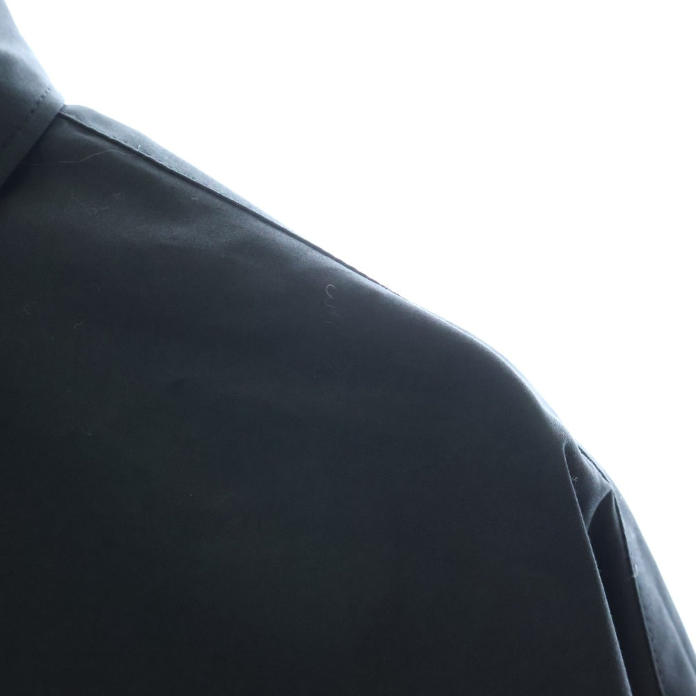 UNDERCOVER(アンダーカバー) 24AW TWIN PEAKS TYPEWRITER SHIRTS ツインピークス フロントタイプライタープリント 長袖ボタンダウンシャツ ブラック UC2D4401-2