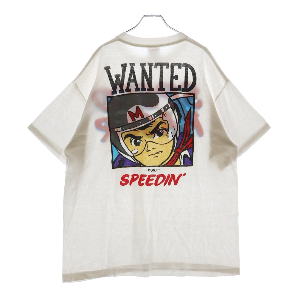 VINTAGE(ヴィンテージ) 90S VINTAGE SPEED RACER SOF TEE ヴィンテージ USA製 マッハGOGOGO 両面プリント クルーネック 半袖Tシャツ カットソー ホワイト