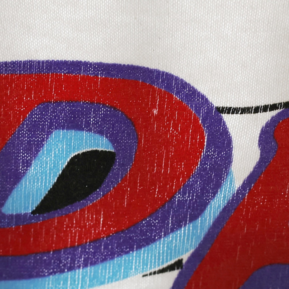 VINTAGE(ヴィンテージ) 90S VINTAGE SPEED RACER SOF TEE ヴィンテージ USA製 マッハGOGOGO 両面プリント クルーネック 半袖Tシャツ カットソー ホワイト