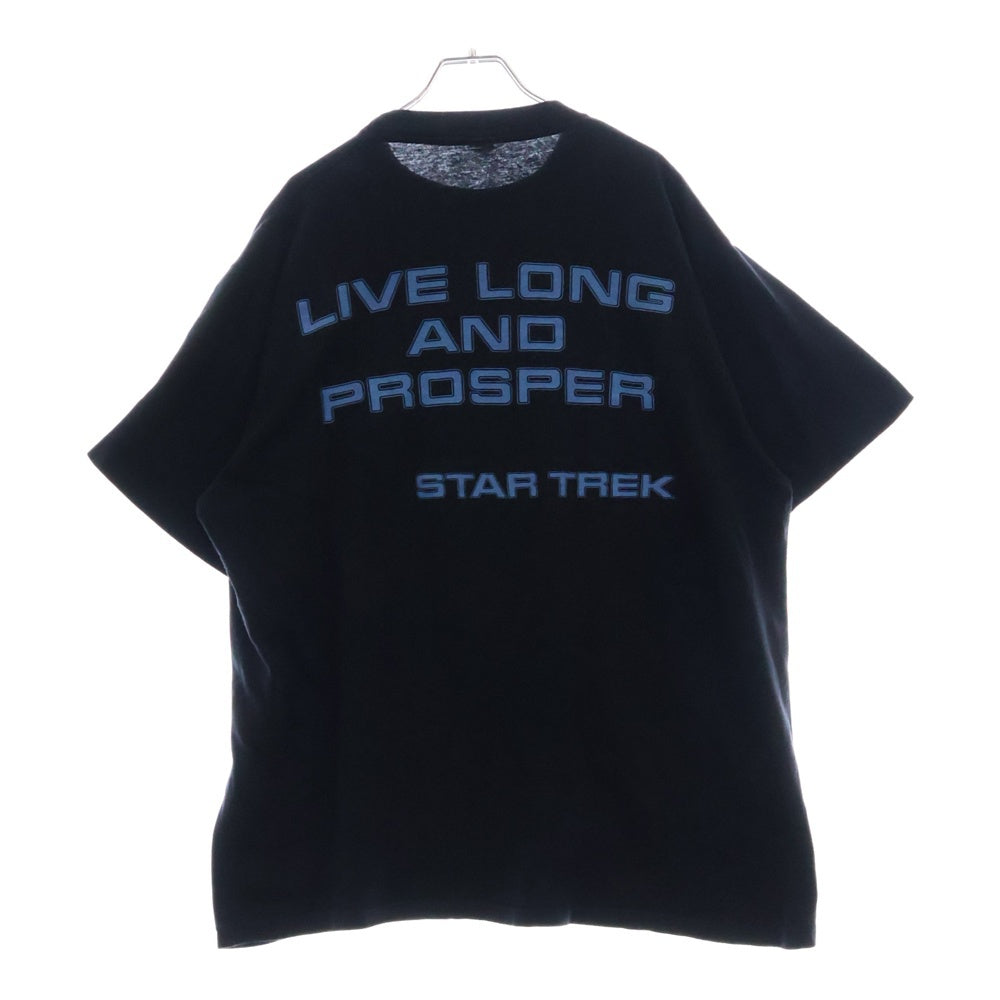 VINTAGE(ヴィンテージ) 90S VINTAGE STAR TREK Mr.Spock ヴィンテージ USA製 スタートレック ミスタースポック ムービープリント クルーネック 半袖Tシャツ カットソー ブラック