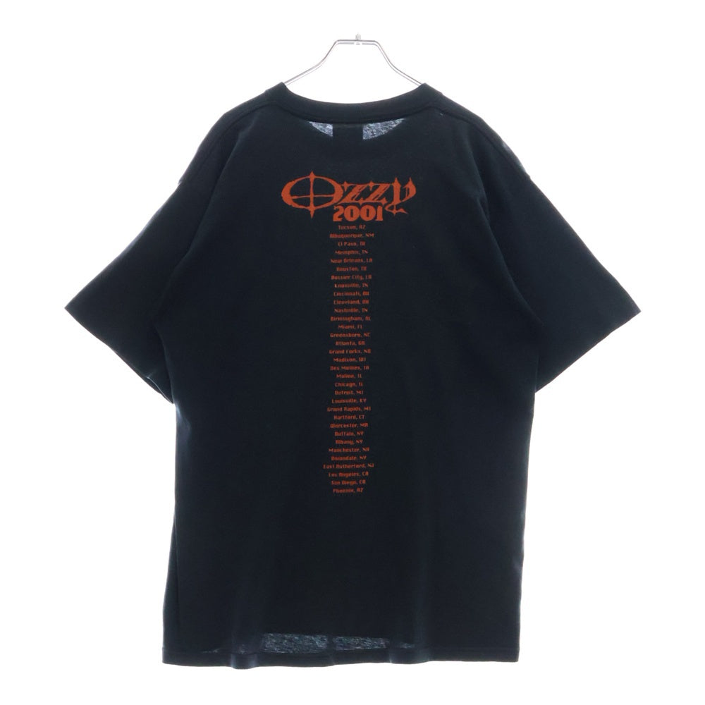 VINTAGE(ヴィンテージ) 00S VINTAGE OZZY OSBOURNE MERRY MAYHEM 2001 TOUR ALL SPORT ヴィンテージ オジー・オズボーン メリーメイヘム 両面プリント クルーネック 半袖Tシャツ