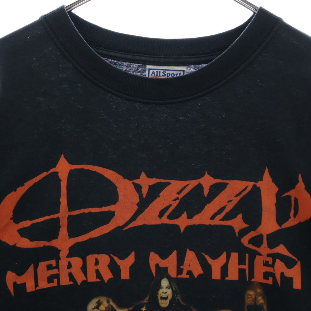 VINTAGE(ヴィンテージ) 00S VINTAGE OZZY OSBOURNE MERRY MAYHEM 2001 TOUR ALL SPORT ヴィンテージ オジー・オズボーン メリーメイヘム 両面プリント クルーネック 半袖Tシャツ