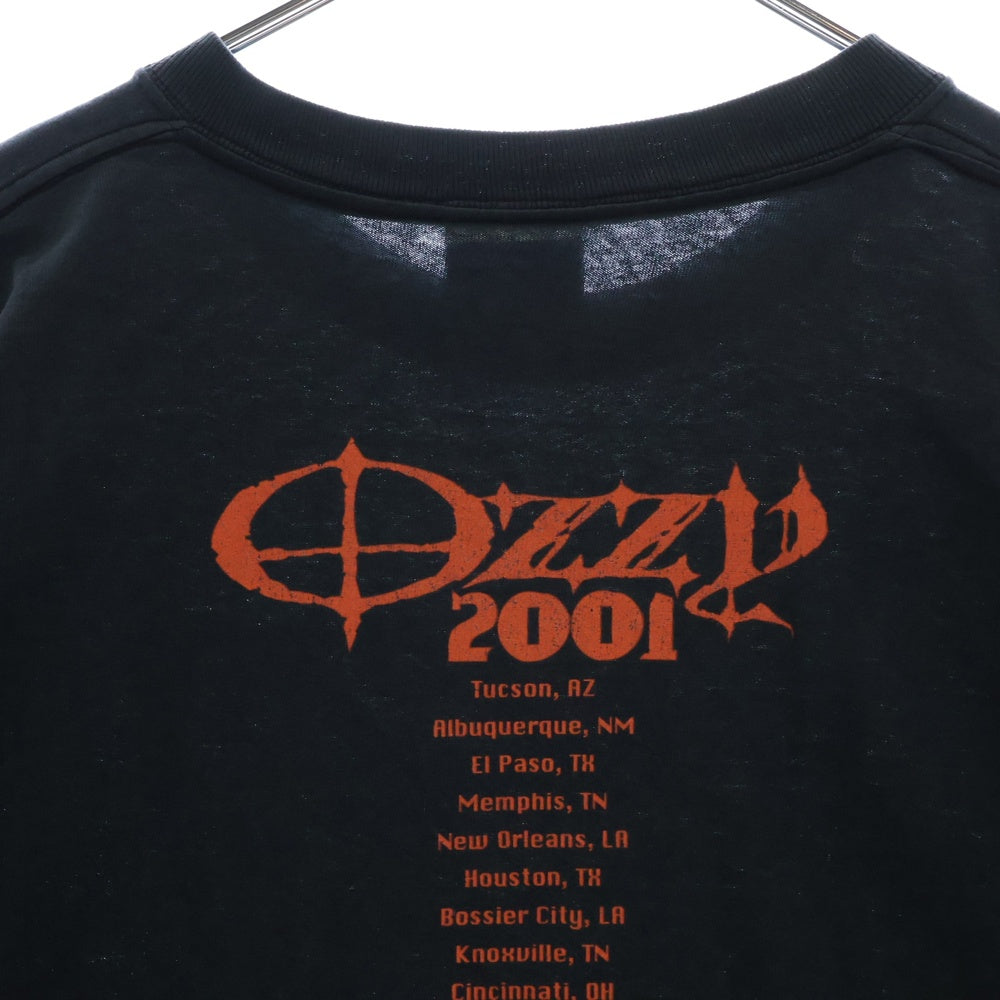 VINTAGE(ヴィンテージ) 00S VINTAGE OZZY OSBOURNE MERRY MAYHEM 2001 TOUR ALL SPORT ヴィンテージ オジー・オズボーン メリーメイヘム 両面プリント クルーネック 半袖Tシャツ