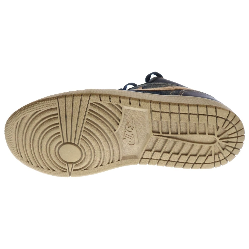NIKE(ナイキ) AIR JORDAN 1 LOW DENIM エア ジョーダン 1 デニム ローカットスニーカー ブルー US9/27cm DH1259-400