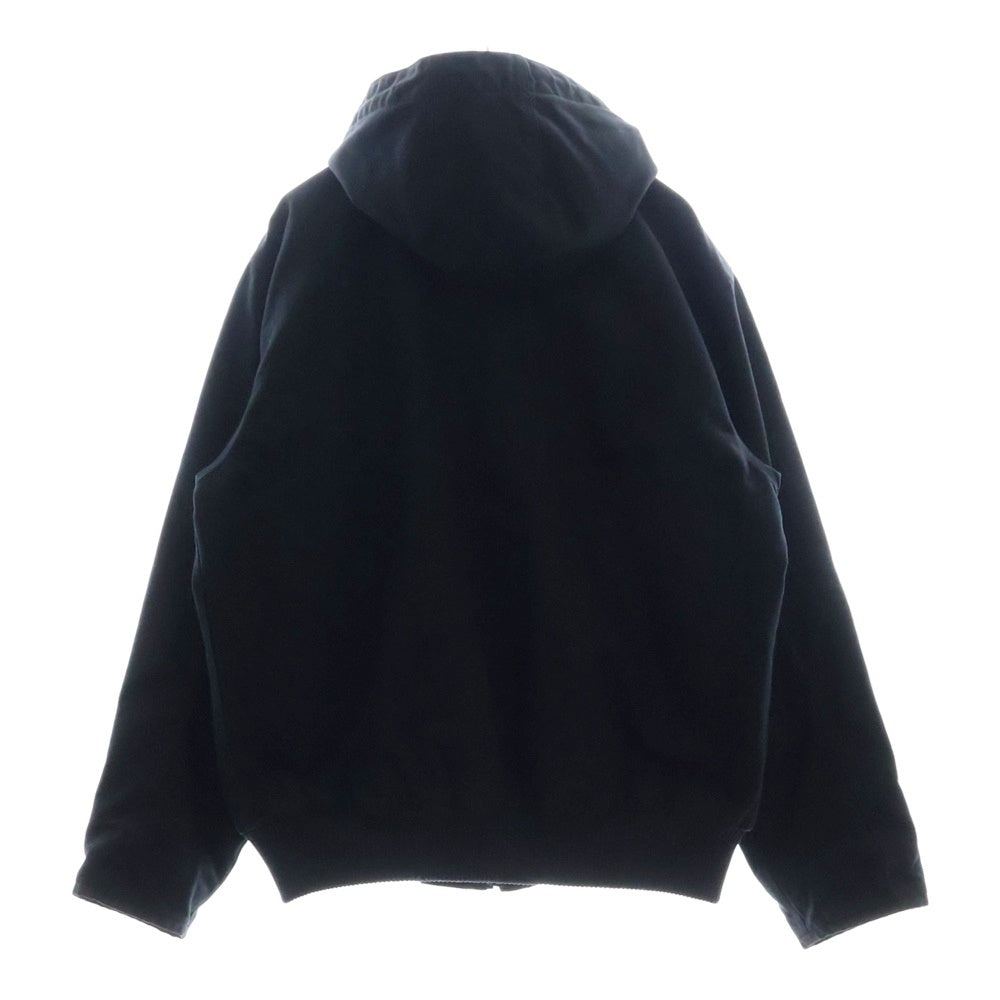 CARHARTT(カーハート) WASHED DUCK INSULATED ACTIVE JACKET ウォッシュドダックインシュレイティッド ロゴパッチ キルティング アクティブジャケット ブラック 104050BLK