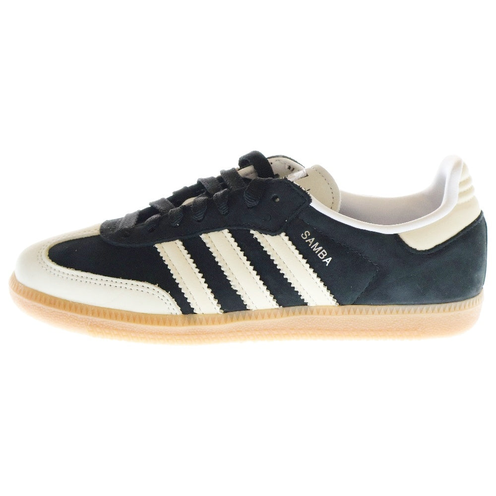 adidas(アディダス) SAMBA OG W サンバ ウィメンズ ローカットスニーカーブラック/アイボリー レディース US5.5/22.5cm IE5836
