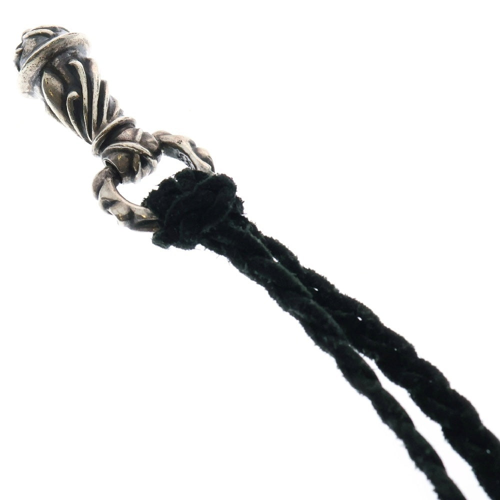 CHROME HEARTS(クロムハーツ) CAMPANA カンパナ スモール レザーブレイド ペンダント ネックレス シルバー