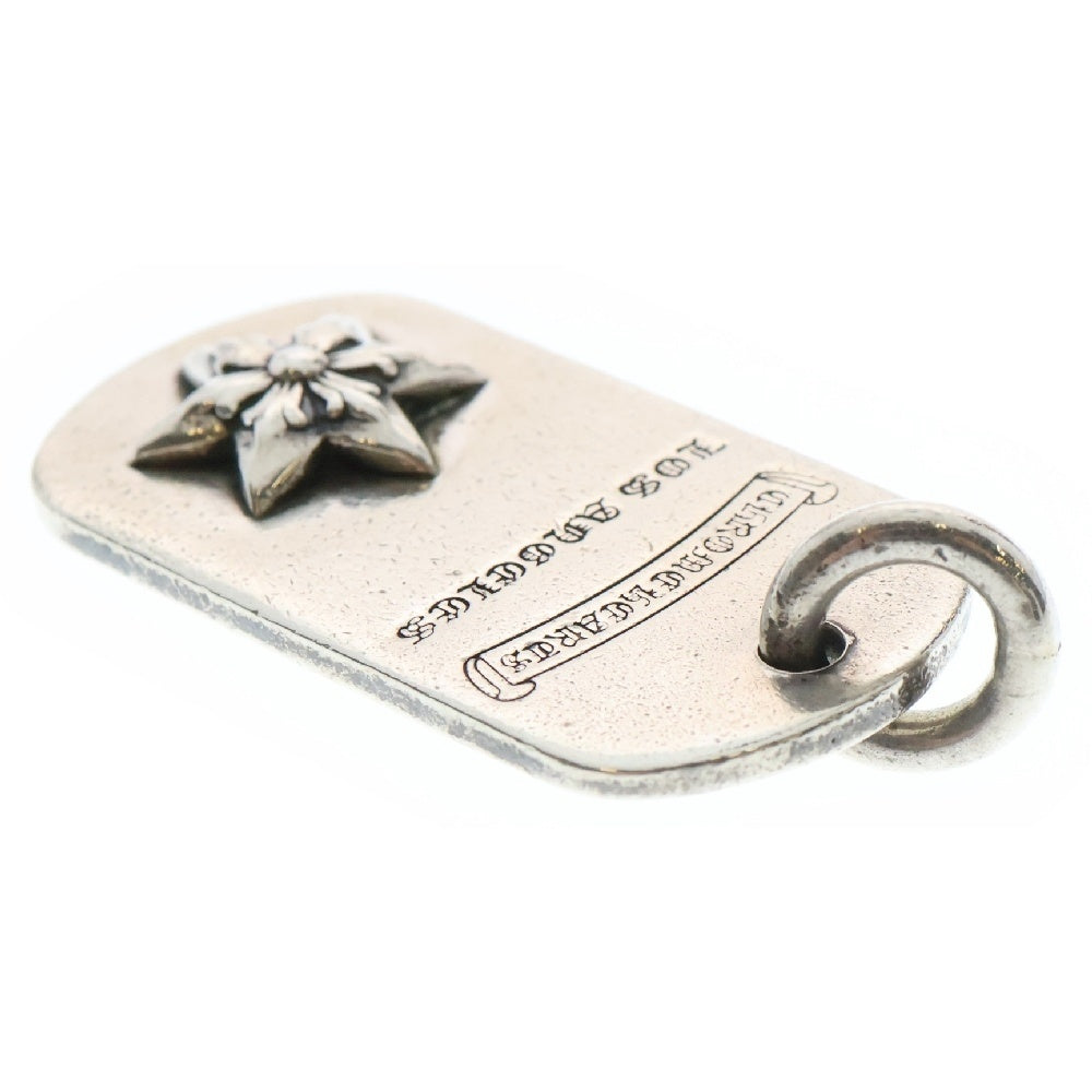 CHROME HEARTS(クロムハーツ) RAISED STAR DOG TAG レイズドスター ドッグタグ ロサンゼルス限定 ペンダントトップ シルバー