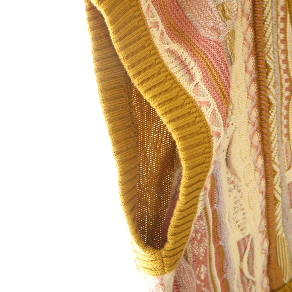 Acne Studios(アクネ ストゥディオズ) 22SS オーバーサイズド ノースリーブ ニット カーディガン マルチカラー レディース FN-MN-KNIT000313