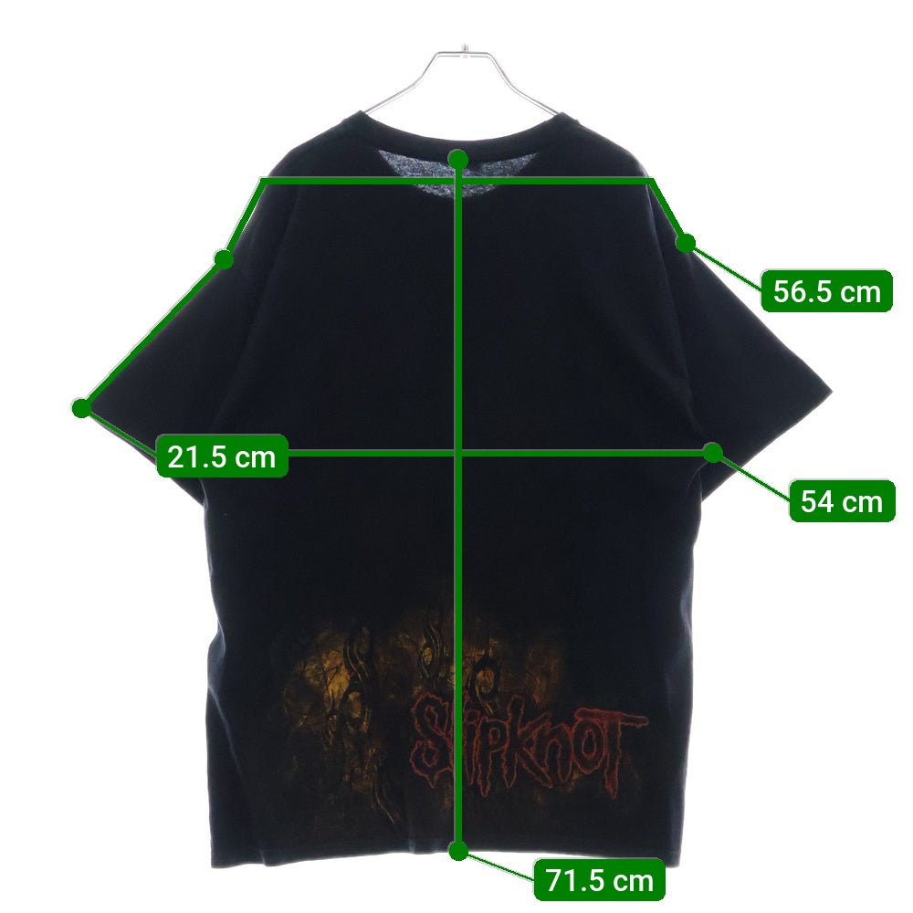 VINTAGE(ヴィンテージ) 00S SLIPKNOT スリップノット ヴィンテージ プリントTシャツ 半袖カットソー ブラック