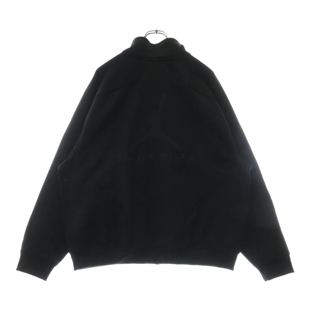SUPREME(シュプリーム) 24AW ×Jordan Tricot Track Jacket ジョーダン トリコット ジップアップ トラックジャケット ブラック HF0830-010