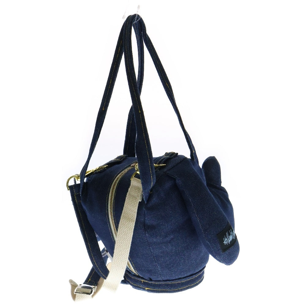 Holland Brandt(ホラントブラント) PUP PURSE 2.0 RAW BLUE DENIM ポップ パース 中綿 ショルダーバッグ インディゴ