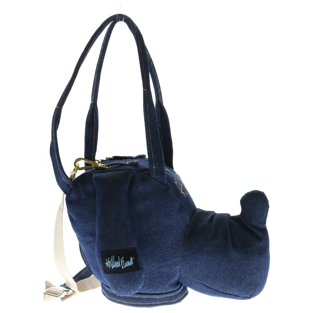 Holland Brandt(ホラントブラント) PUP PURSE 2.0 RAW BLUE DENIM ポップ パース 中綿 ショルダーバッグ インディゴ