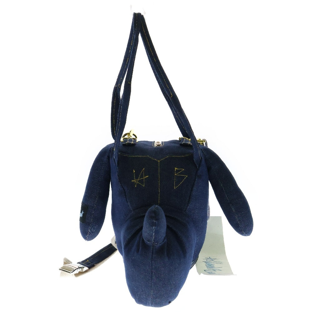 Holland Brandt(ホラントブラント) PUP PURSE 2.0 RAW BLUE DENIM ポップ パース 中綿 ショルダーバッグ インディゴ