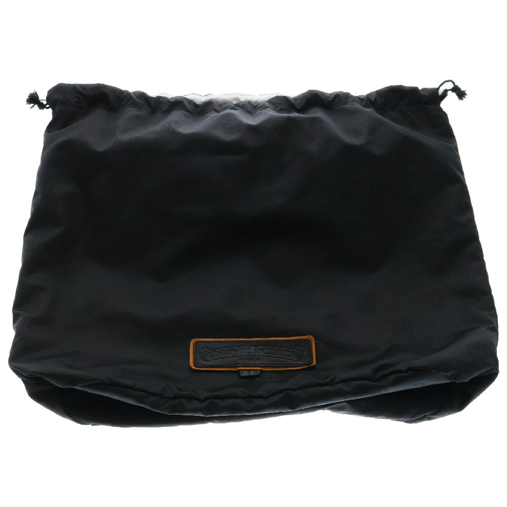 CHROME HEARTS(クロムハーツ) DREW MINI BAG ドリュー BSフレアパッチ クロスボール レザー ハンドバッグ オレンジ/シルバー