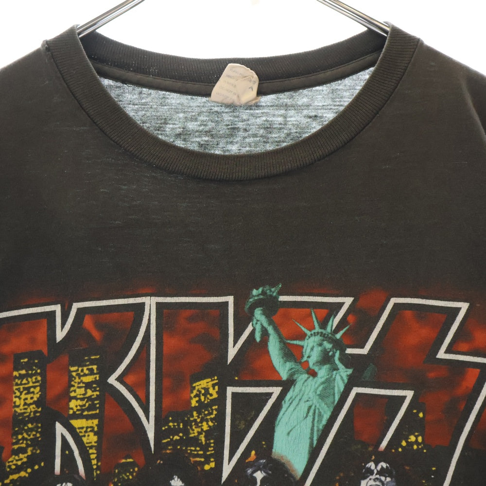 VINTAGE(ヴィンテージ) 90S VINTAGE KISS ALIVE/WORLDWIDE 96 97 TOUR TEE ヴィンテージ キッス アライブワールドワイド 両面プリントTシャツ 半袖クルーネックカットソー ブラック