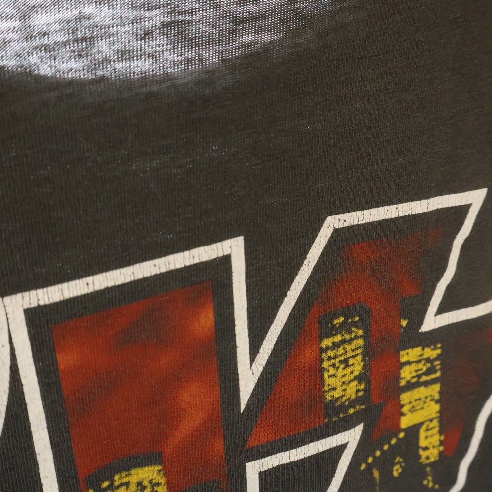 VINTAGE(ヴィンテージ) 90S VINTAGE KISS ALIVE/WORLDWIDE 96 97 TOUR TEE ヴィンテージ キッス アライブワールドワイド 両面プリントTシャツ 半袖クルーネックカットソー ブラック