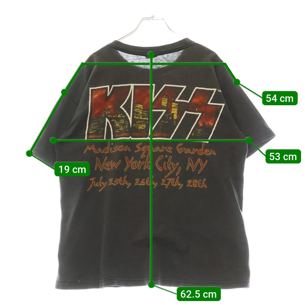 VINTAGE(ヴィンテージ) 90S VINTAGE KISS ALIVE/WORLDWIDE 96 97 TOUR TEE ヴィンテージ キッス アライブワールドワイド 両面プリントTシャツ 半袖クルーネックカットソー ブラック