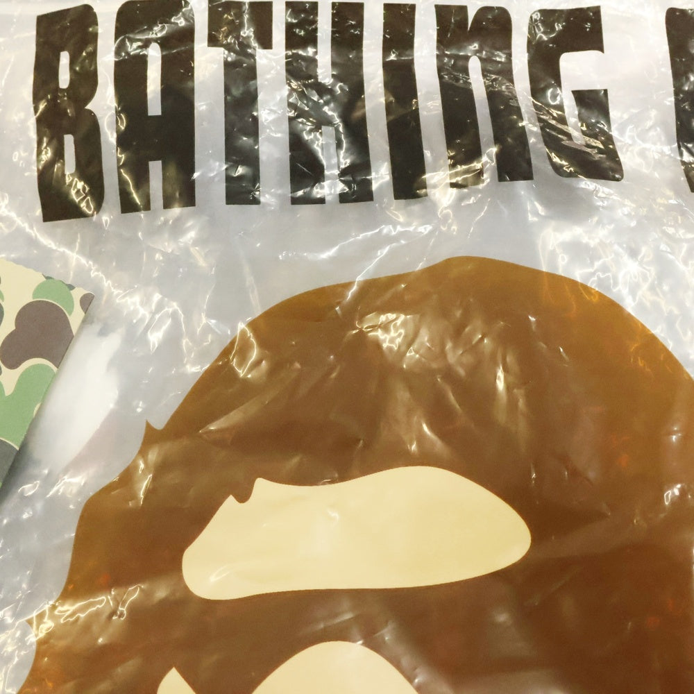 A BATHING APE(アベイシングエイプ) フランケンタグ バックロゴプリント コットン スウェットパンツ ネイビー
