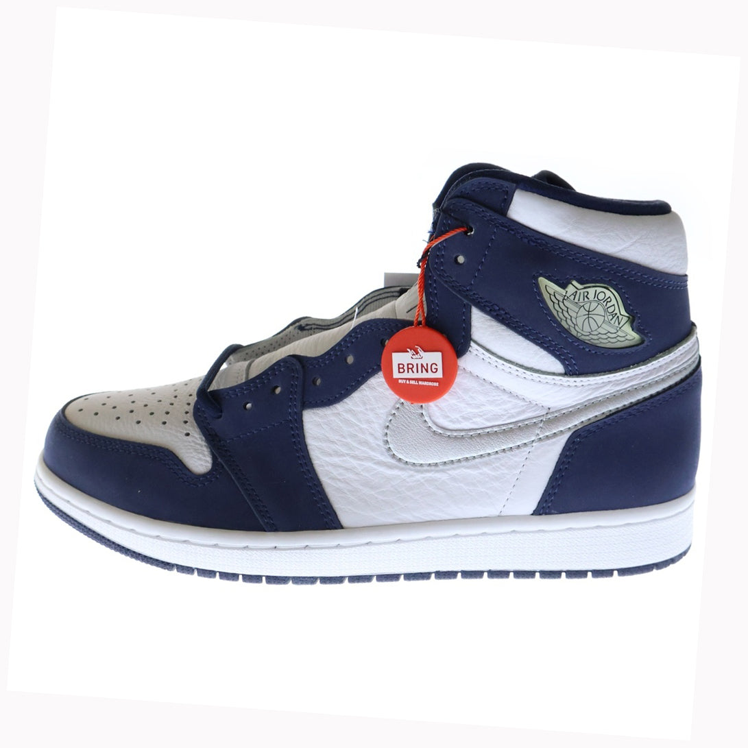 NIKE(ナイキ) AIR JORDAN 1 RETRO HIGH OG CO JP エアジョーダン 1 コンセプトジャパン ネイビー/ホワイト ブリーフケース付き ハイカットスニーカー US10/28cm DB5877-100