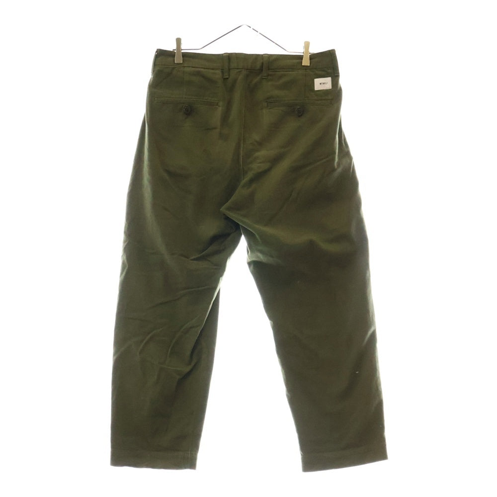 WTAPS(ダブルタップス) 20AW TUCK TROUSERS COTTON FLANNEL PANTS タックトラウザーズ コットンフランネルパンツ カーキ202WVDT-PTM03
