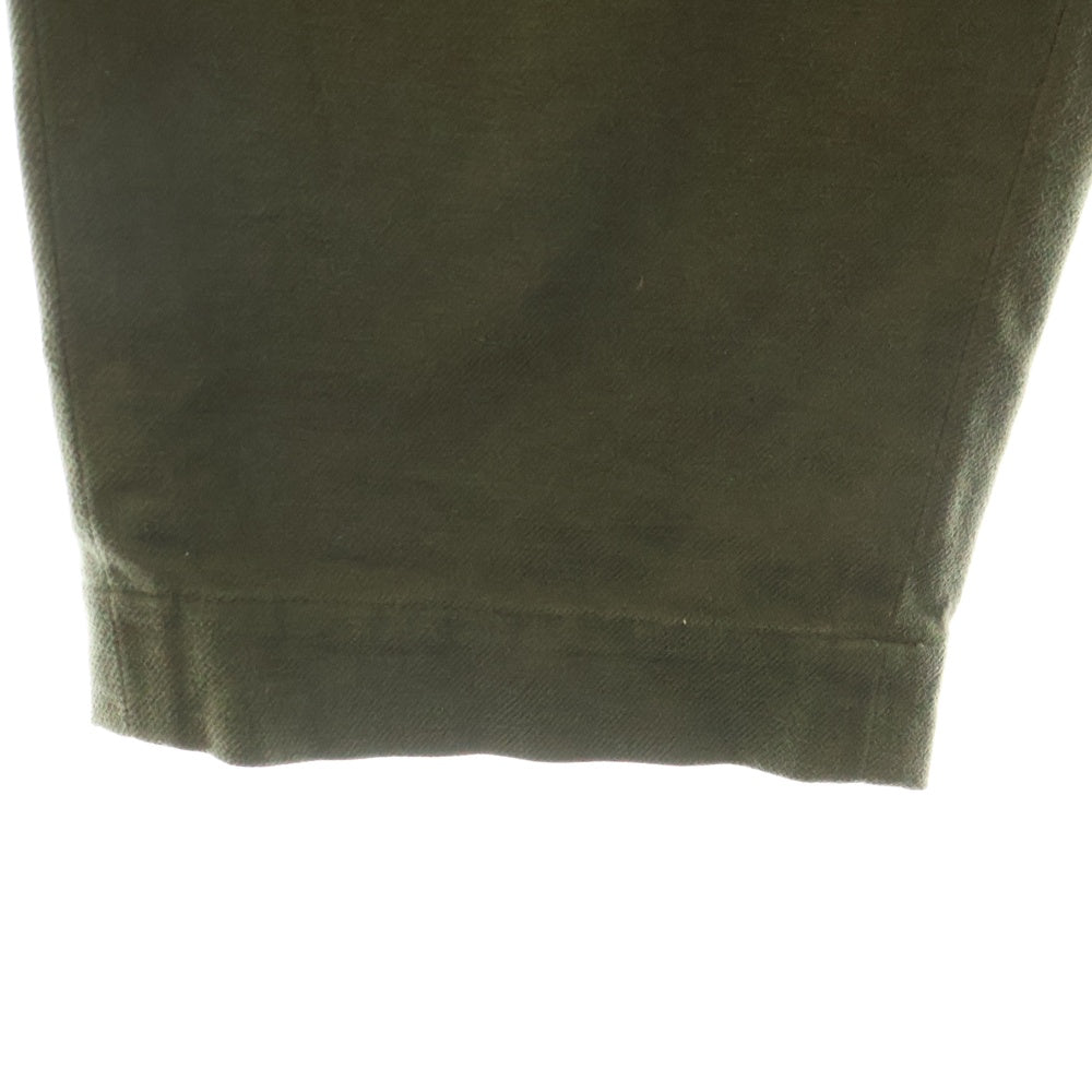 WTAPS(ダブルタップス) 20AW TUCK TROUSERS COTTON FLANNEL PANTS タックトラウザーズ コットンフランネルパンツ カーキ202WVDT-PTM03