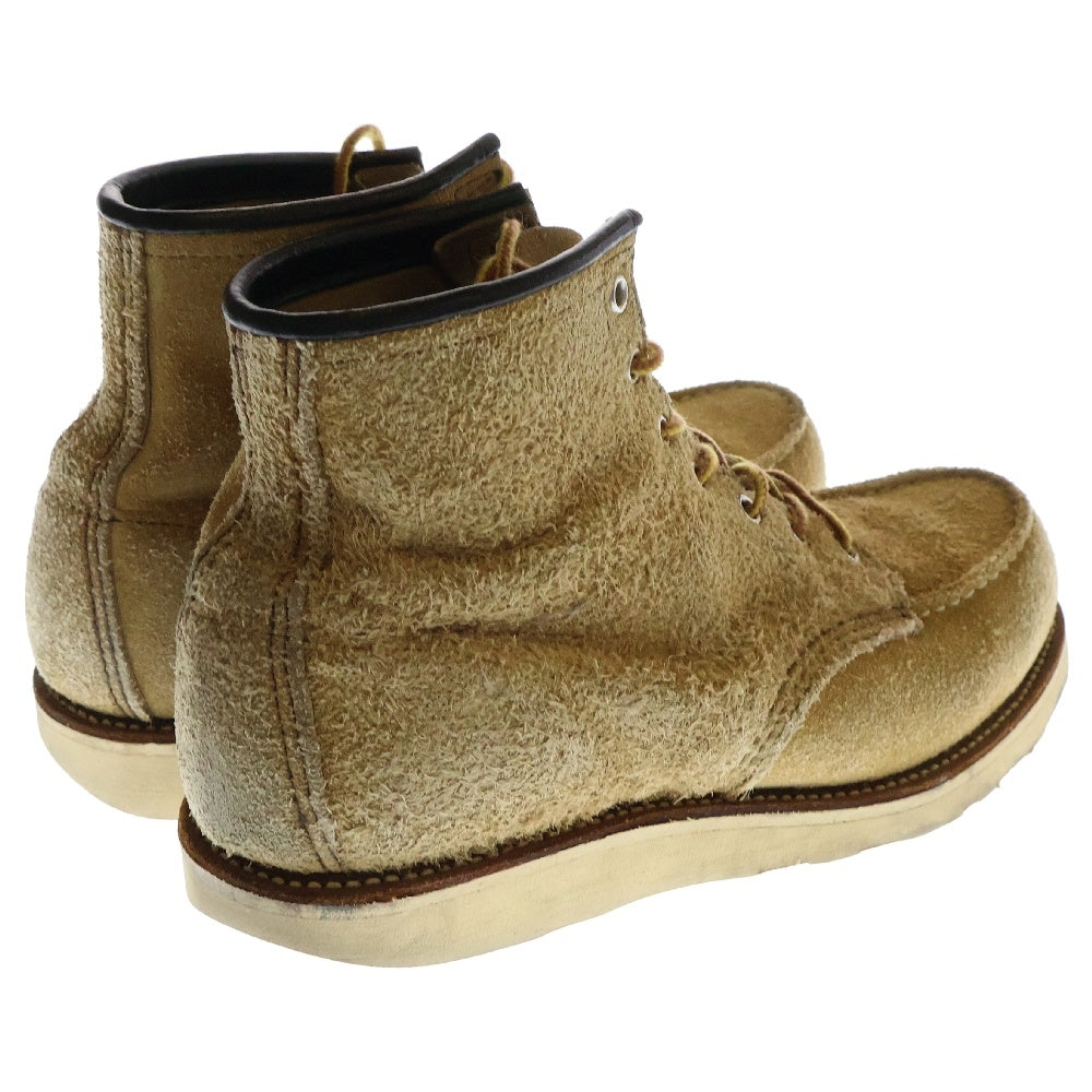RED WING(レッド ウイング) 8173 羽タグ クラシック モック 6インチ スエード レースアップ ブーツ ベージュ