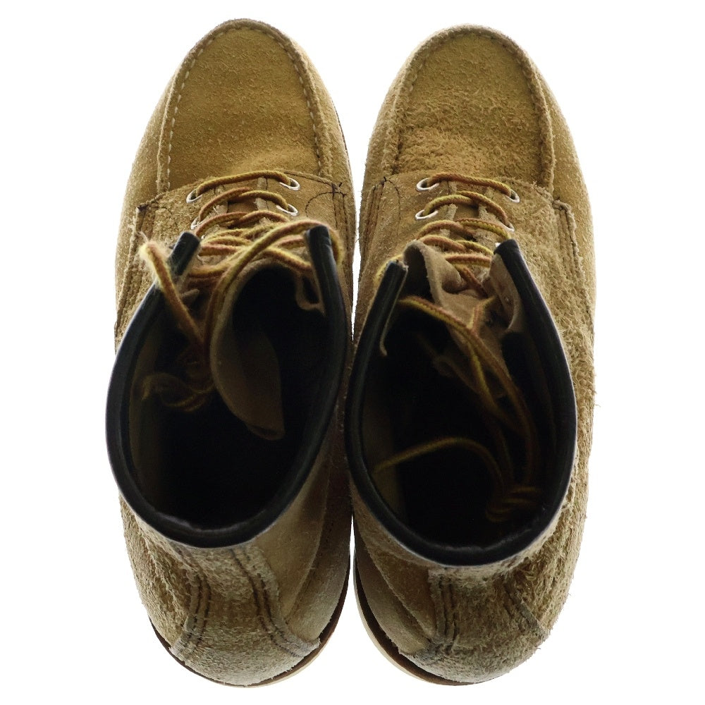 RED WING(レッド ウイング) 8173 羽タグ クラシック モック 6インチ スエード レースアップ ブーツ ベージュ