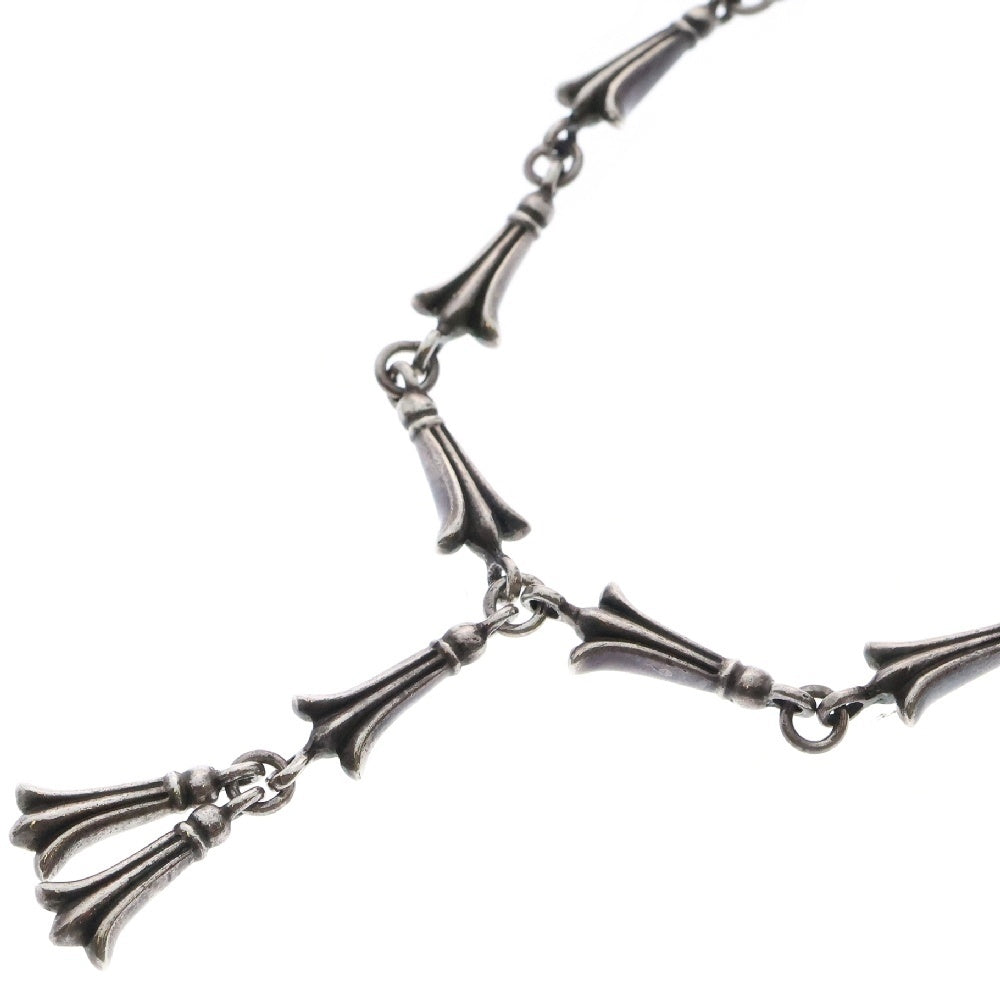 CHROME HEARTS(クロムハーツ) MINI CRSSTL LNK ミニクロステイル リンクネックレス 16inch シルバー