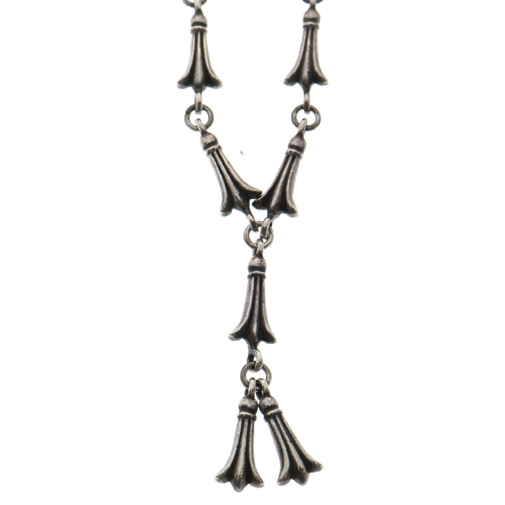 CHROME HEARTS(クロムハーツ) MINI CRSSTL LNK ミニクロステイル リンクネックレス 16inch シルバー