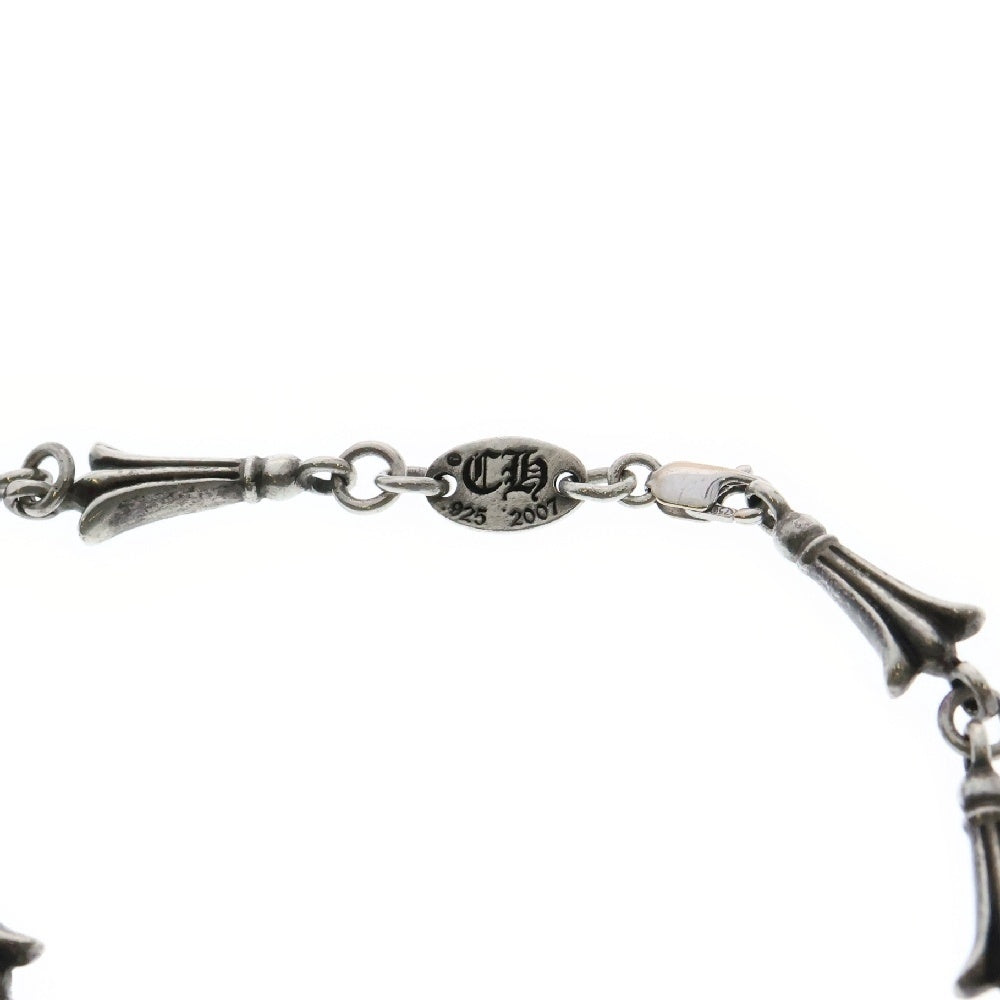 CHROME HEARTS(クロムハーツ) MINI CRSSTL LNK ミニクロステイル リンクネックレス 16inch シルバー