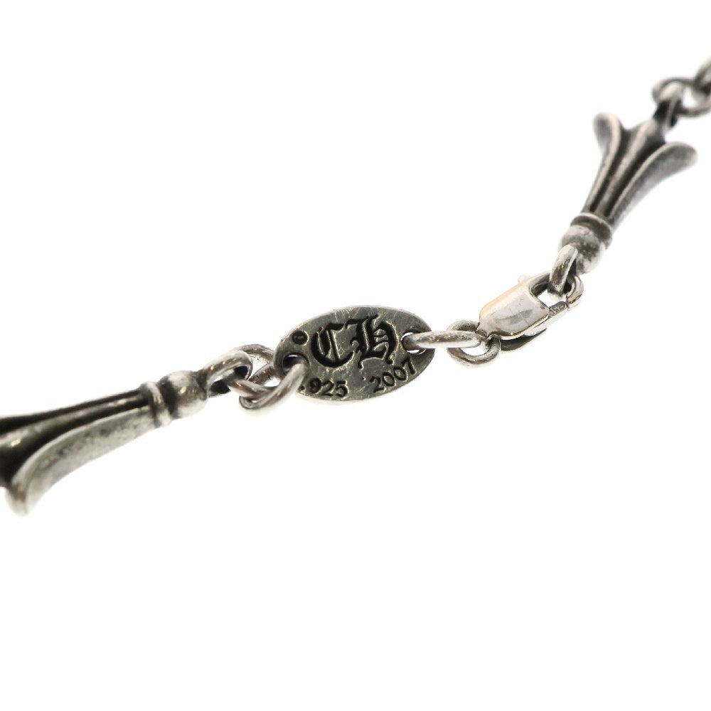 CHROME HEARTS(クロムハーツ) MINI CRSSTL LNK ミニクロステイル リンクネックレス 16inch シルバー