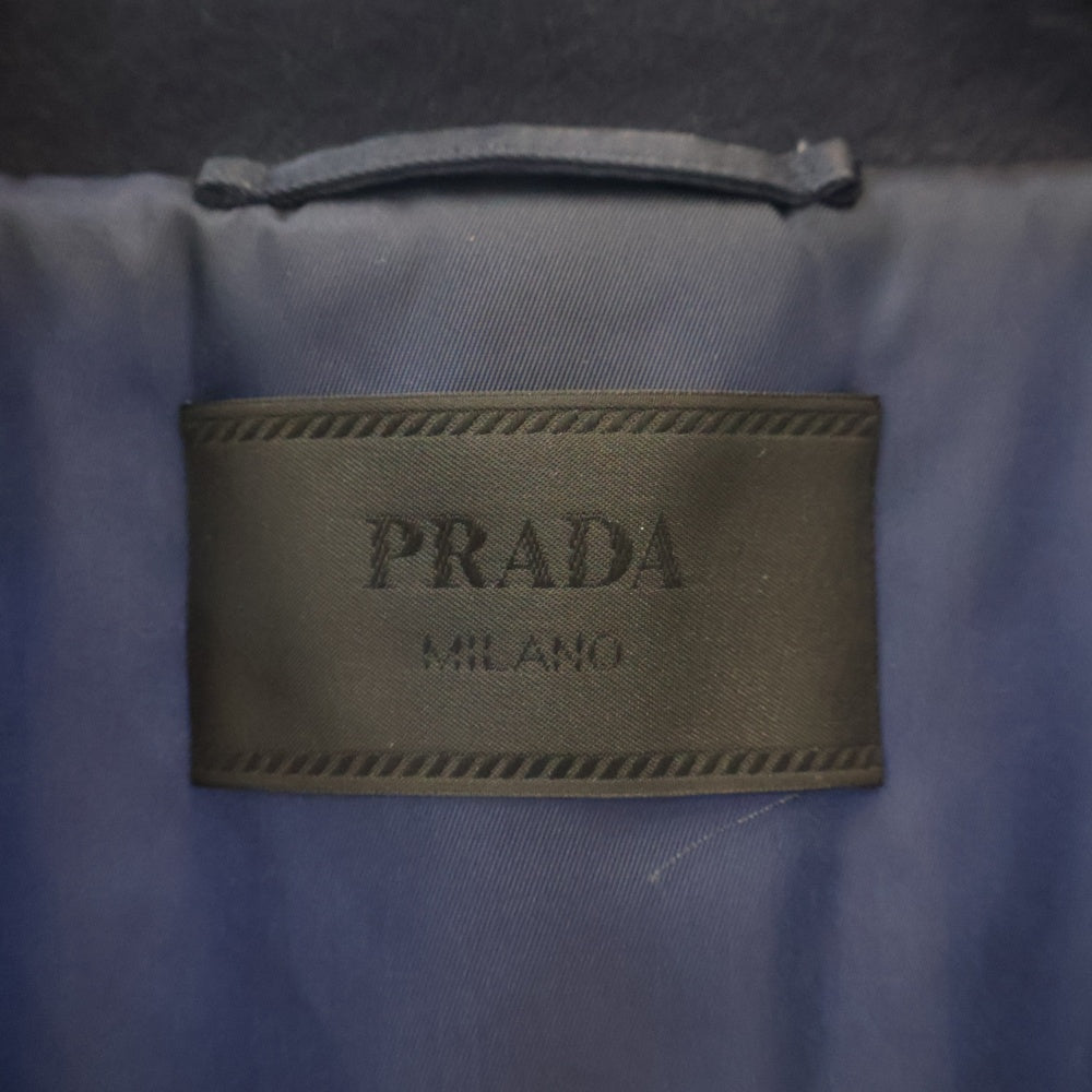 PRADA(プラダ) 24AW White Cotton Jacket ホワイト コットン ジャケット ヴィンテージ加工 カバーオール SGC675