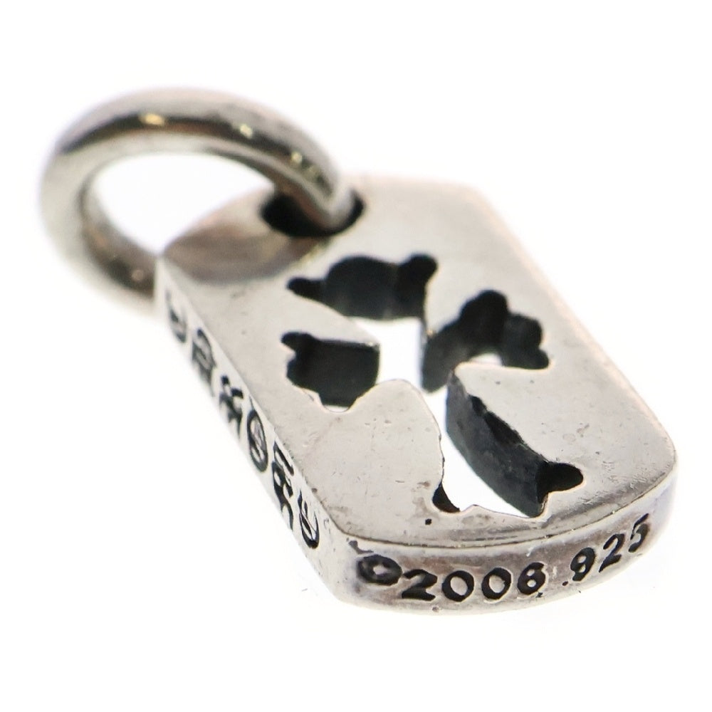 CHROME HEARTS(クロムハーツ) DT TNY CO CRS タイニーカットアウトクロスドッグタグ チャーム ペンダントトップ シルバー BCA252