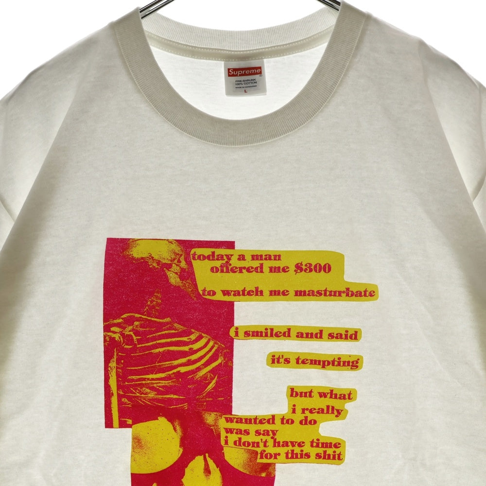 SUPREME(シュプリーム) 25SS Anatomy Tee アナトミー プリント クルーネック 半袖Tシャツ カットソー ホワイト