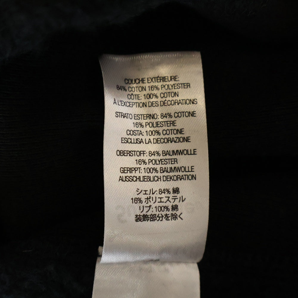 SUPREME(シュプリーム) 22AW Capital Hooded Sweatshirt キャピタル フーデッド スウェットシャツ 長袖 コットン フーディ プルオーバー パーカー ブラック