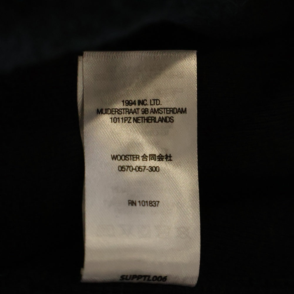 SUPREME(シュプリーム) 22AW Capital Hooded Sweatshirt キャピタル フーデッド スウェットシャツ 長袖 コットン フーディ プルオーバー パーカー ブラック
