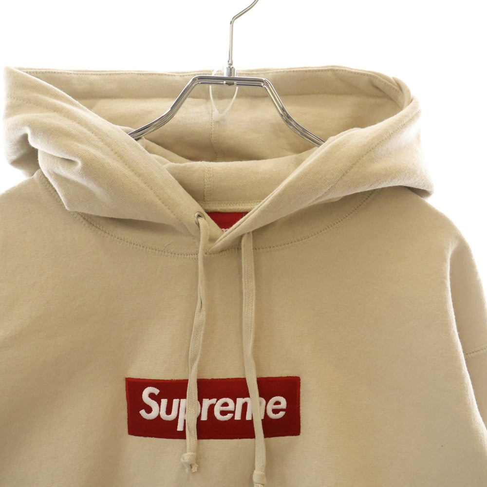 SUPREME(シュプリーム) 24AW Box Logo Hooded Sweatshirt ボックスロゴ プルオーバー スウェット パーカー フーディーアイボリー