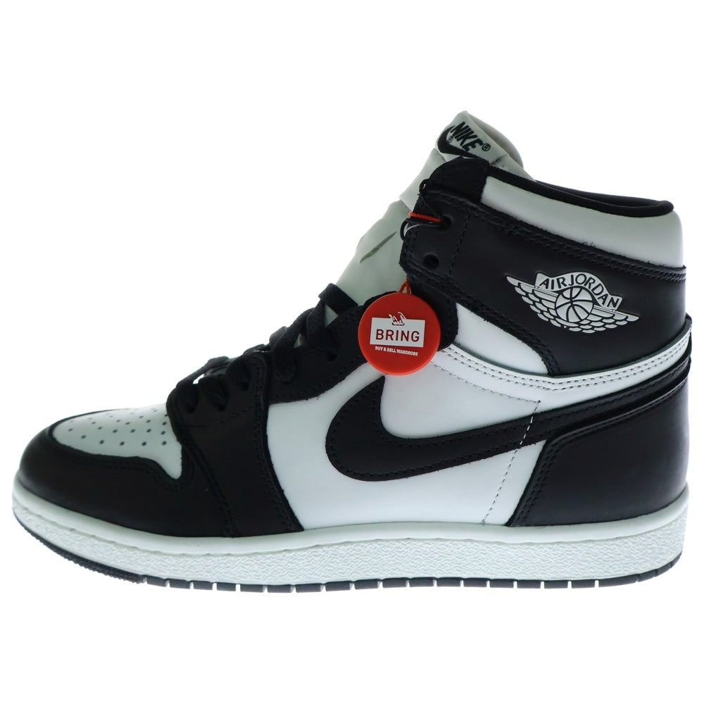 NIKE(ナイキ) AIR JORDAN 1 HIGH 85 BLACK/SUMMIT WHITE エアジョーダン ブラック/サミットホワイト ハイカットスニーカー US9/27cm BQ4422-001