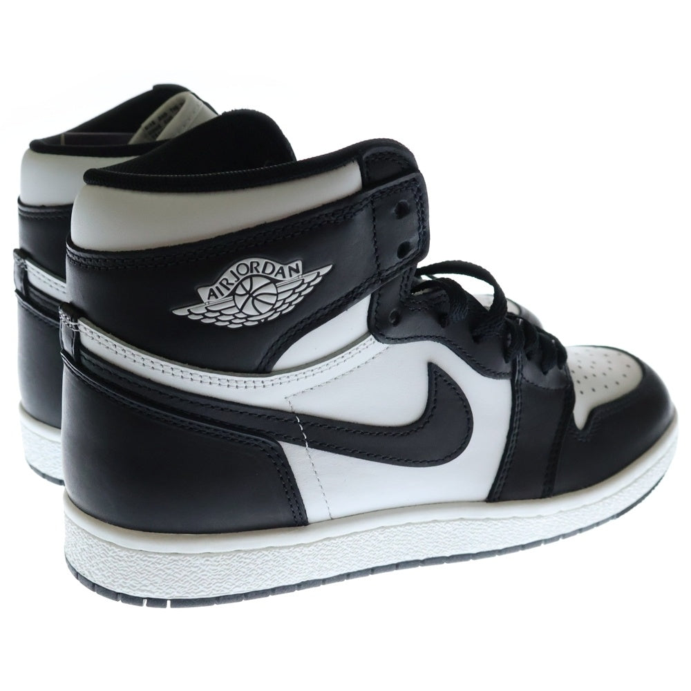 NIKE(ナイキ) AIR JORDAN 1 HIGH 85 BLACK/SUMMIT WHITE エアジョーダン ブラック/サミットホワイト ハイカットスニーカー US9/27cm BQ4422-001
