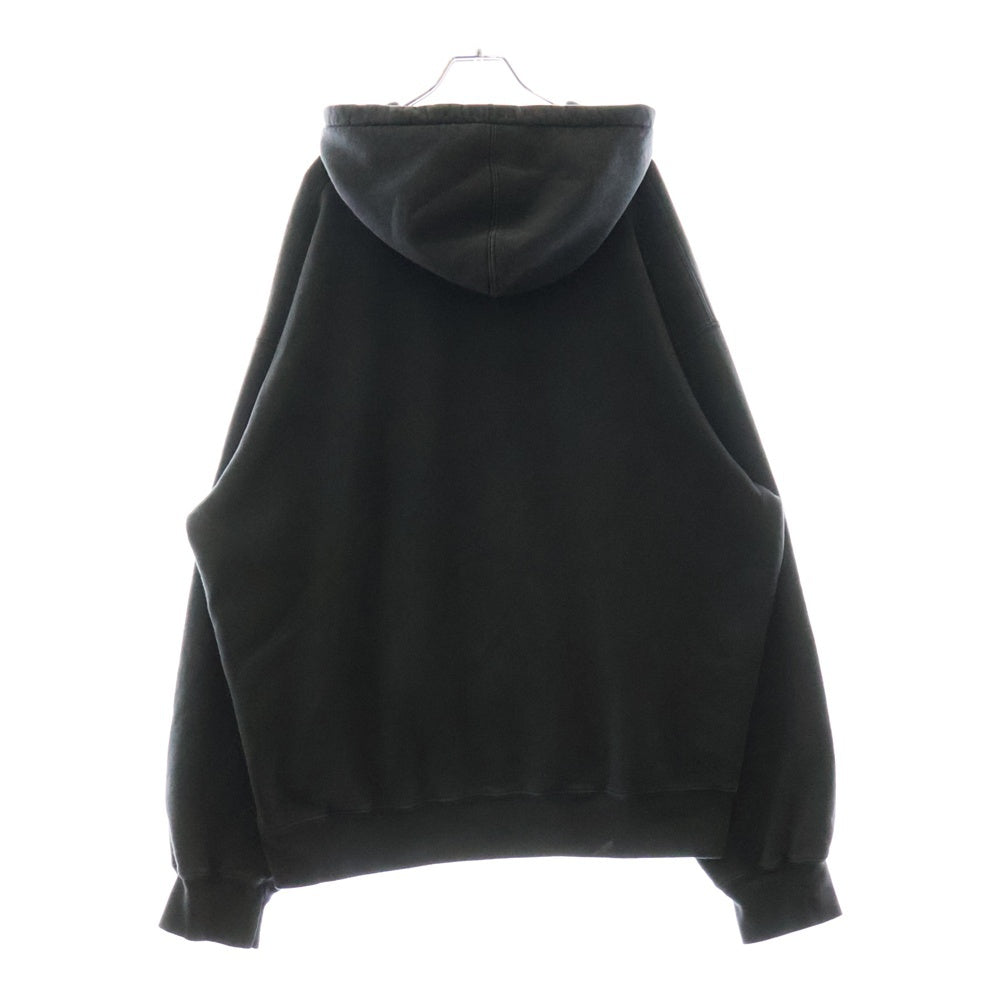 SUPREME(シュプリーム) 23SS Overdyed S Logo Hooded Sweatshirt オーバーダイ Sロゴ ワッペン スウェット プルオーバーパーカー ブラック