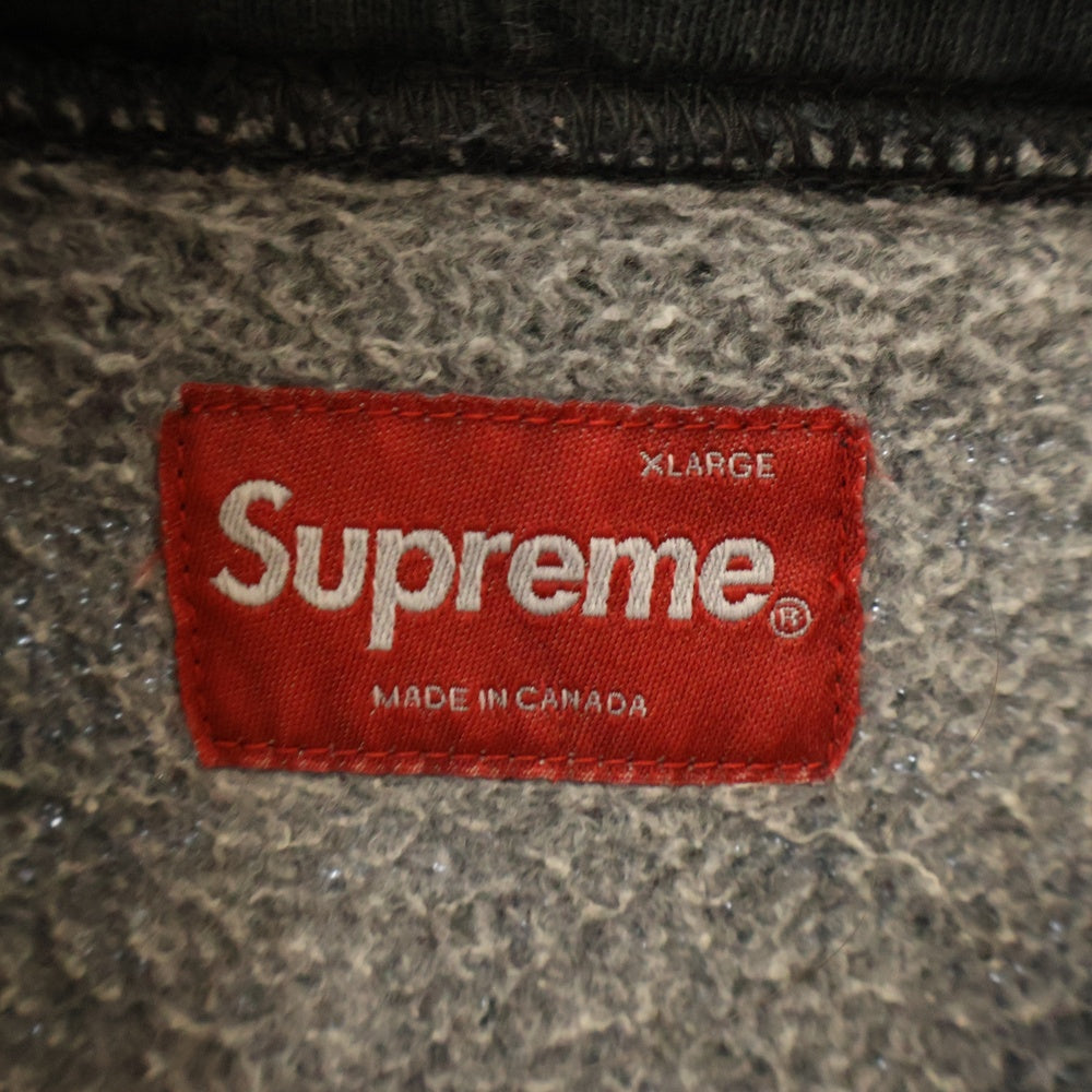 SUPREME(シュプリーム) 23SS Overdyed S Logo Hooded Sweatshirt オーバーダイ Sロゴ ワッペン スウェット プルオーバーパーカー ブラック