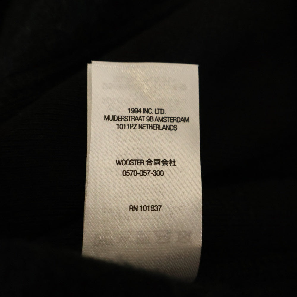 SUPREME(シュプリーム) 23SS Overdyed S Logo Hooded Sweatshirt オーバーダイ Sロゴ ワッペン スウェット プルオーバーパーカー ブラック