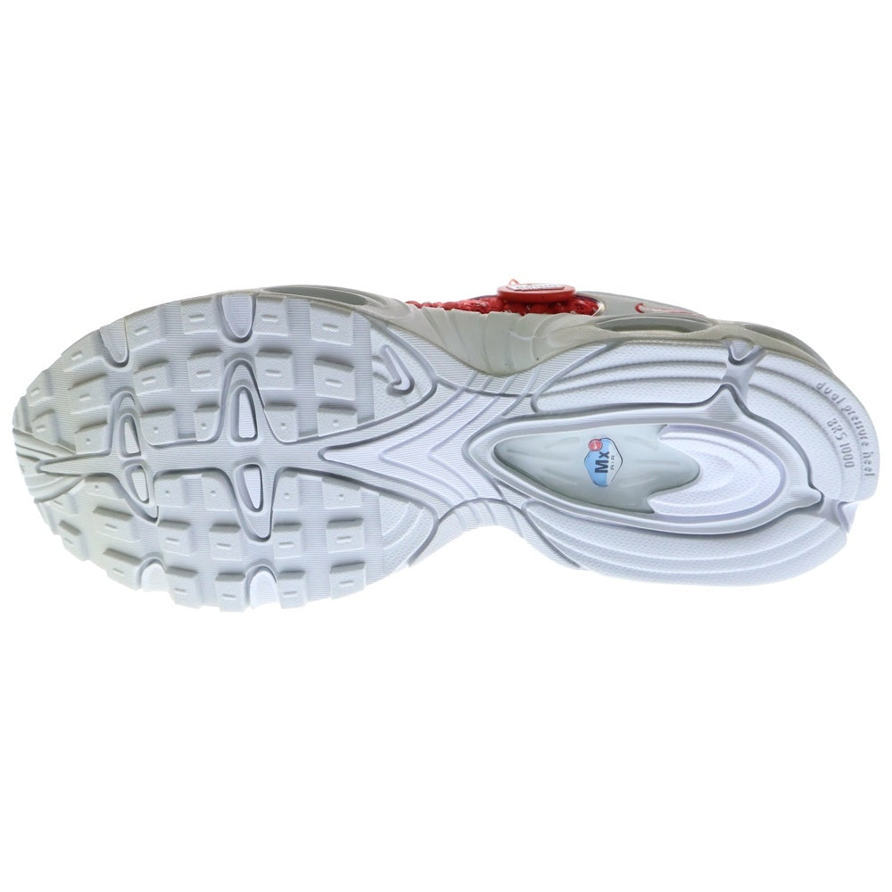 NIKE(ナイキ) 19SS ×SUPREME AIR MAX TAILWIND 4 シュプリーム エアマックス テイルウィンド ローカットスニーカー ホワイト/レッド US9/27cm AT3854-100